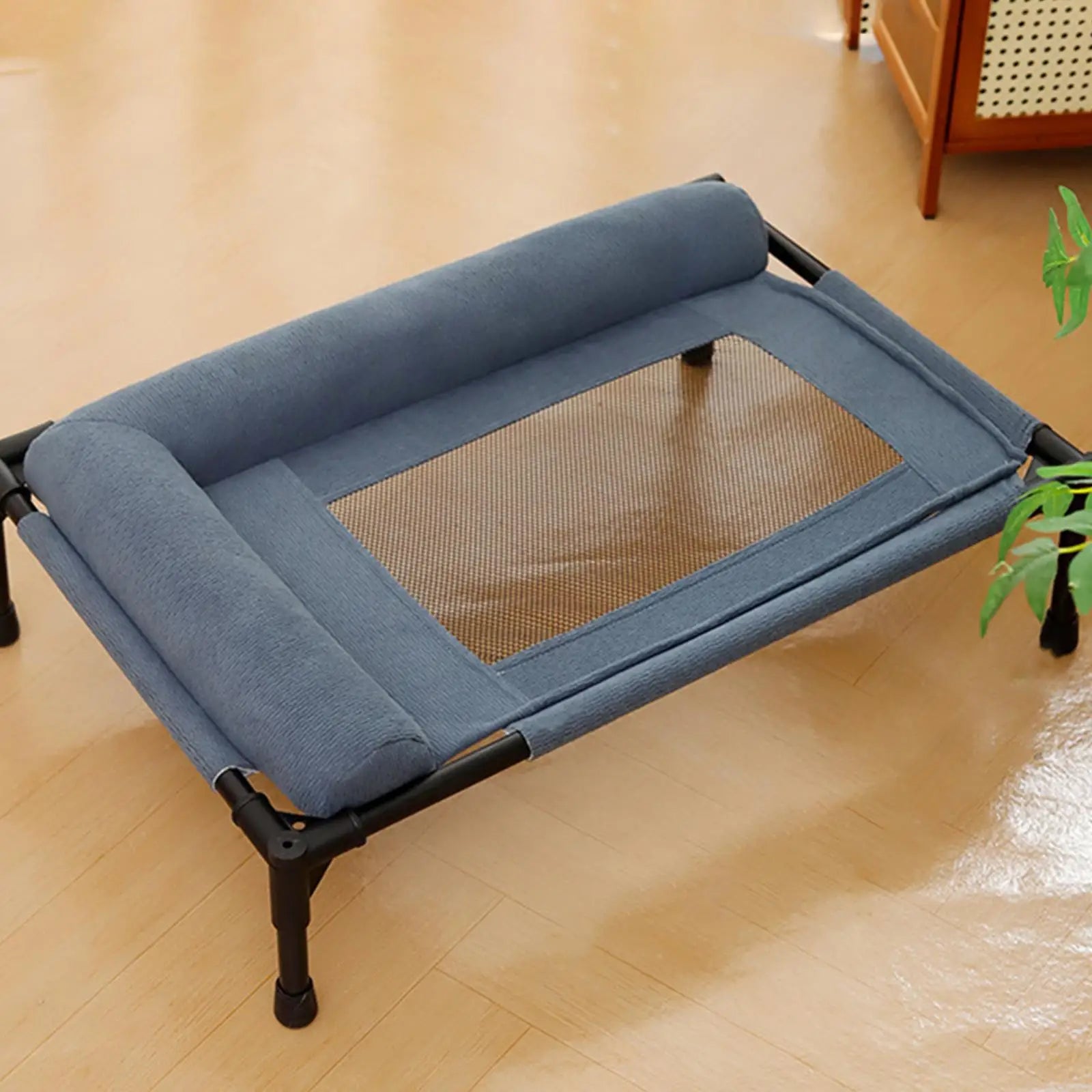Elevated Cooling Dog Bed Outdoor Raised Cat Bed Pet Washable Raised Bed Hammock Cat Bed for Cats Dogs Breathable Colth Bed