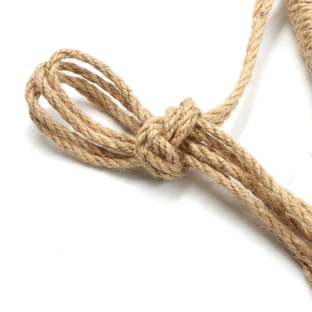 39.4" Cat Bridge for Cage Sisal Rope Ladder Wooden Pet Furniture Kitten Step Scratcher Toys Scratching Post Tree Cat Accessories