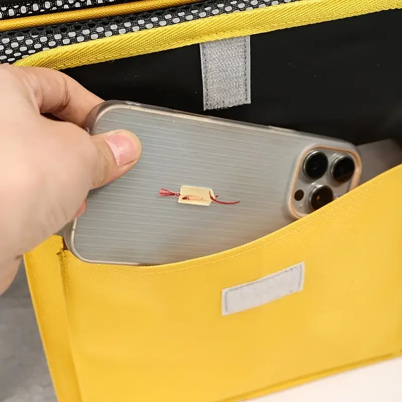 Pets Cat Dog Carrier Soft-Sided Pet Travel Carrier Multi-Sided Breathable Small Dog Cat Outdoor Tent Carrier Outgoing Handbag