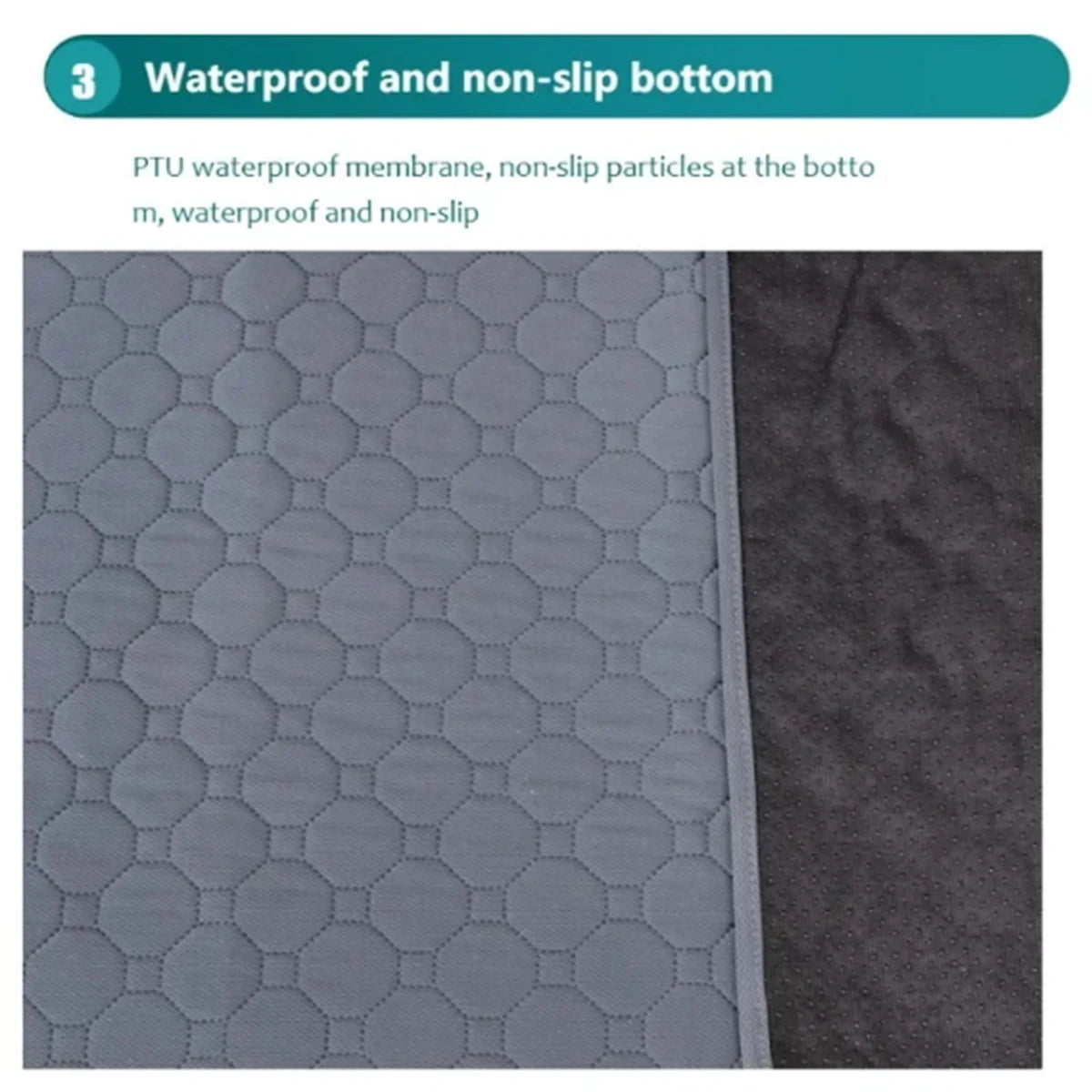 Dog Pee Pad Reusable Washable Dog Urine Mat Car Seat Floor Sofa Waterproof Absorbent Puppy Cat Training Diaper Mat Pet Supplies