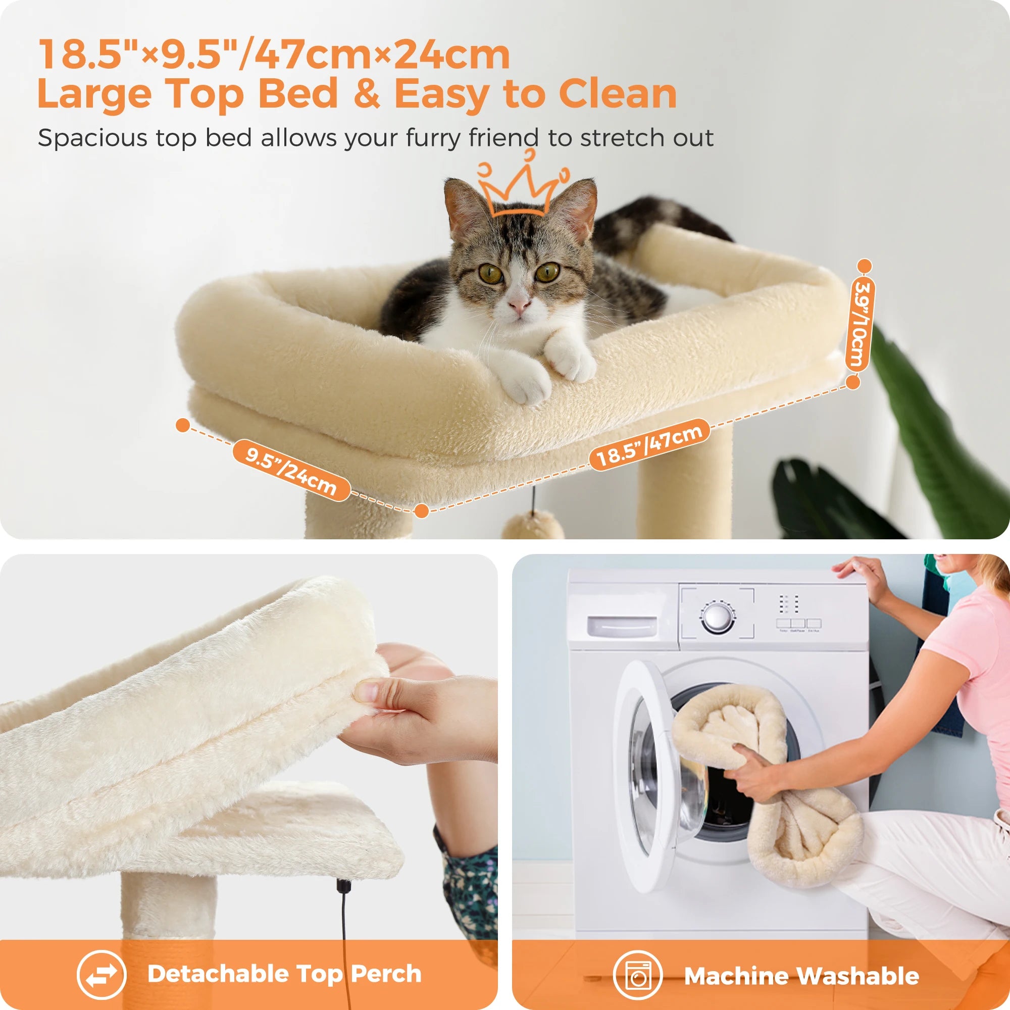 Free Shipping  Multi-Level Cat Tree For Cats With Cozy Perches Stable Cat Climbing Frame Cat Scratch Board Toys Cat Furniture