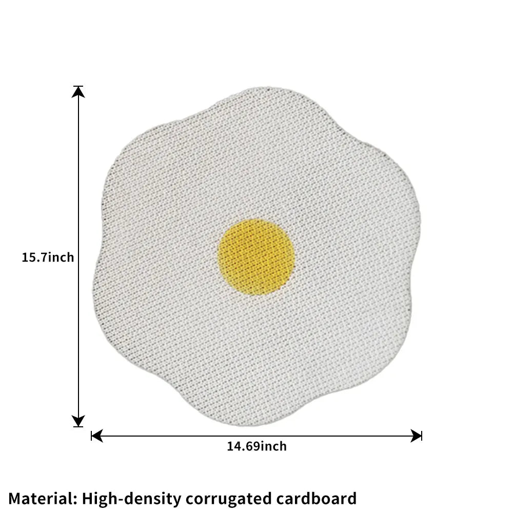 Flower Scratching Pad for Cats On Wall Cat Wall Scratcher Corrugated Cardboard