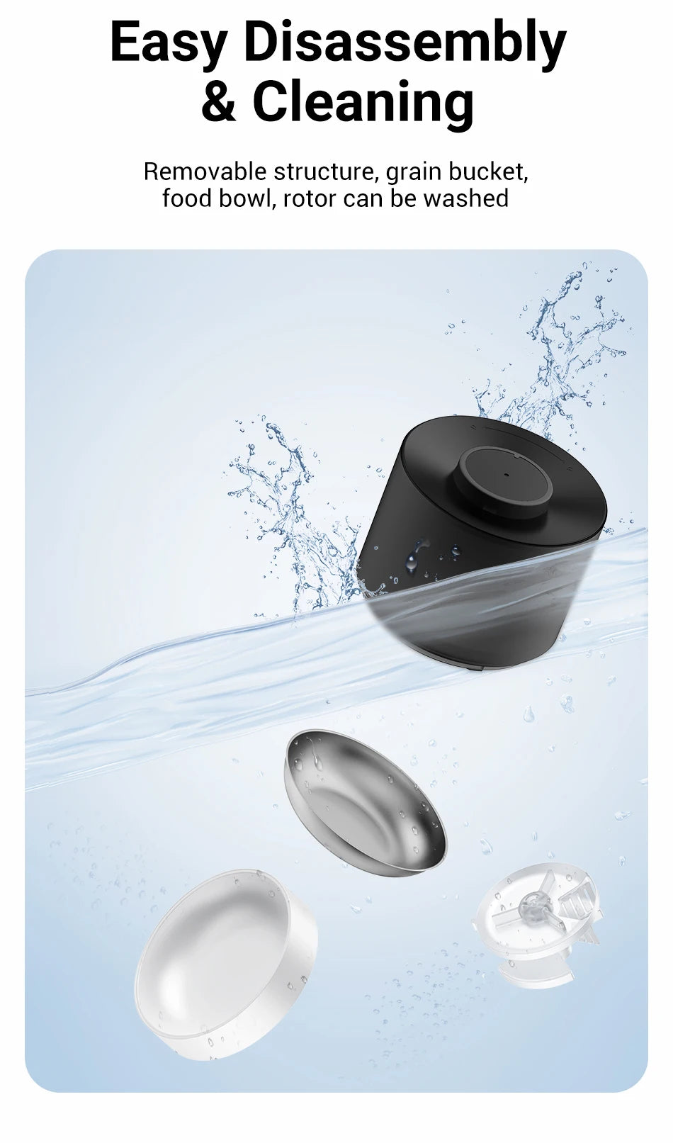 ROJECO Automatic Dog Feeder With Camera Video Pet Food Dispenser Smart APP Remote Control Auto Feeder For Kitten Cat Accessories