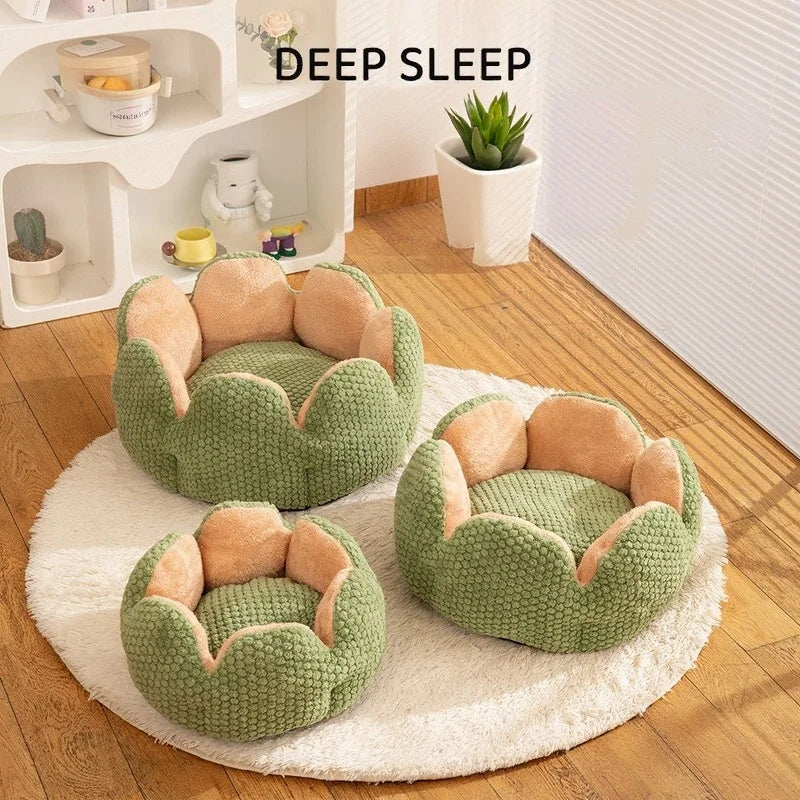 Winter Thickened Warm Cat Bed,Cactus Pet Bed Soft Sleeping Nest for Cats,Cat accessories,Cat's house, Dog Bed & Dog Mat