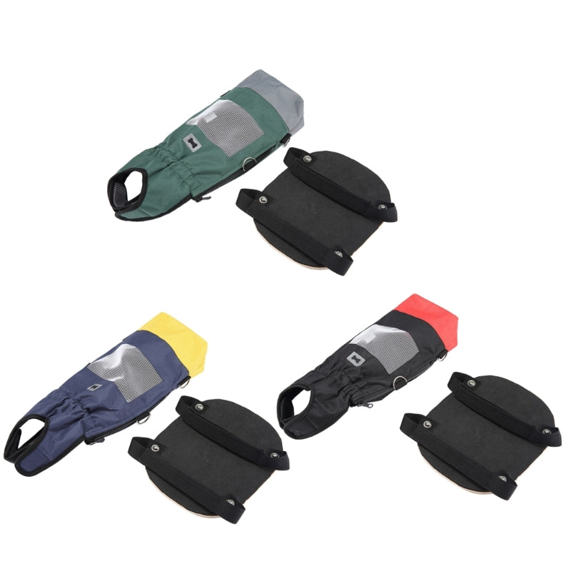 new Breathable For Paralyzed Pet Cloth Walking Drag Bag for Disabled Dog Cat