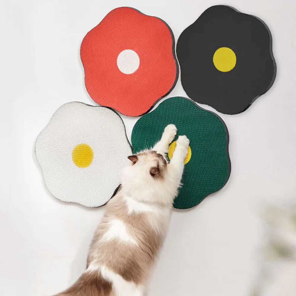 Flower Scratching Pad for Cats On Wall Cat Wall Scratcher Corrugated Cardboard